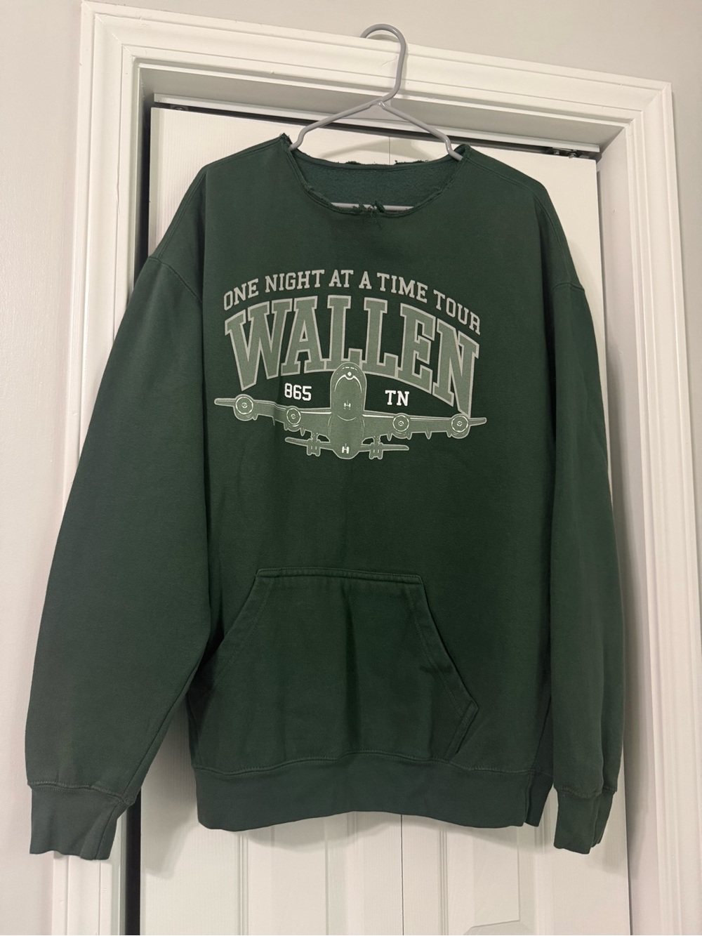Morgan Wallen Dark Green Crewneck Sweatshirt